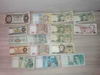 Stare banknoty - bony towarowe - 17 sztuk.