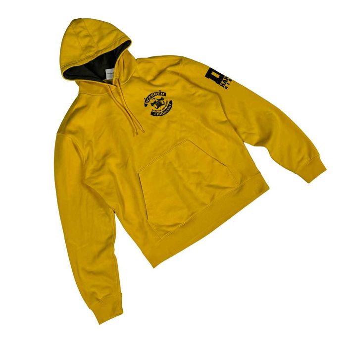 Oversize hoodie adler bluza z dużymi nadrukami streetwear (L) 90s 80s