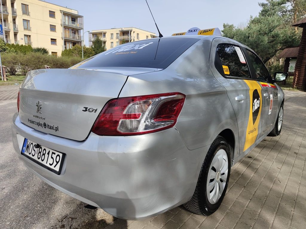 Peugeot 301,2014r./1.6 B+Gaz/Salon Polska/Taxi/Gotowy do Pracy/Zadbany