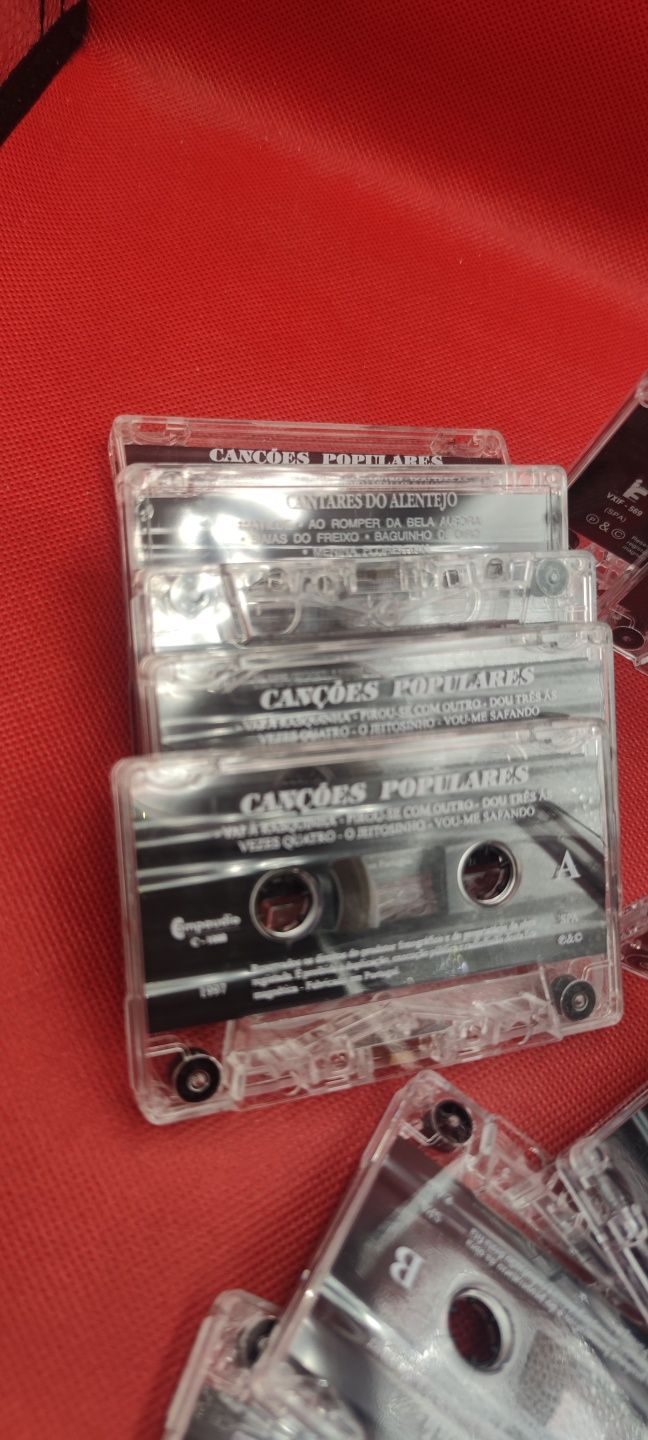 Cassetes audio NOVAS Para regravar ou para artesanato (10un)