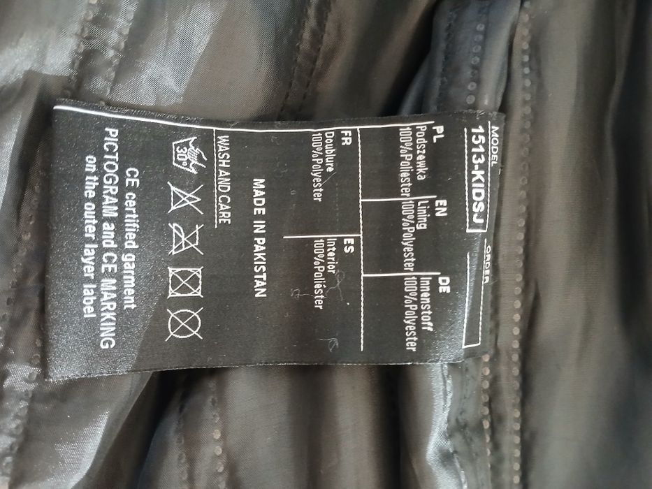 Casaco mota criança