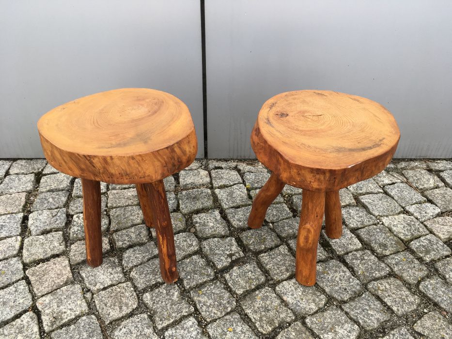 TABORET stolik dębowy drewniany drewno dąb RĘCZNA ROBOTA handmade