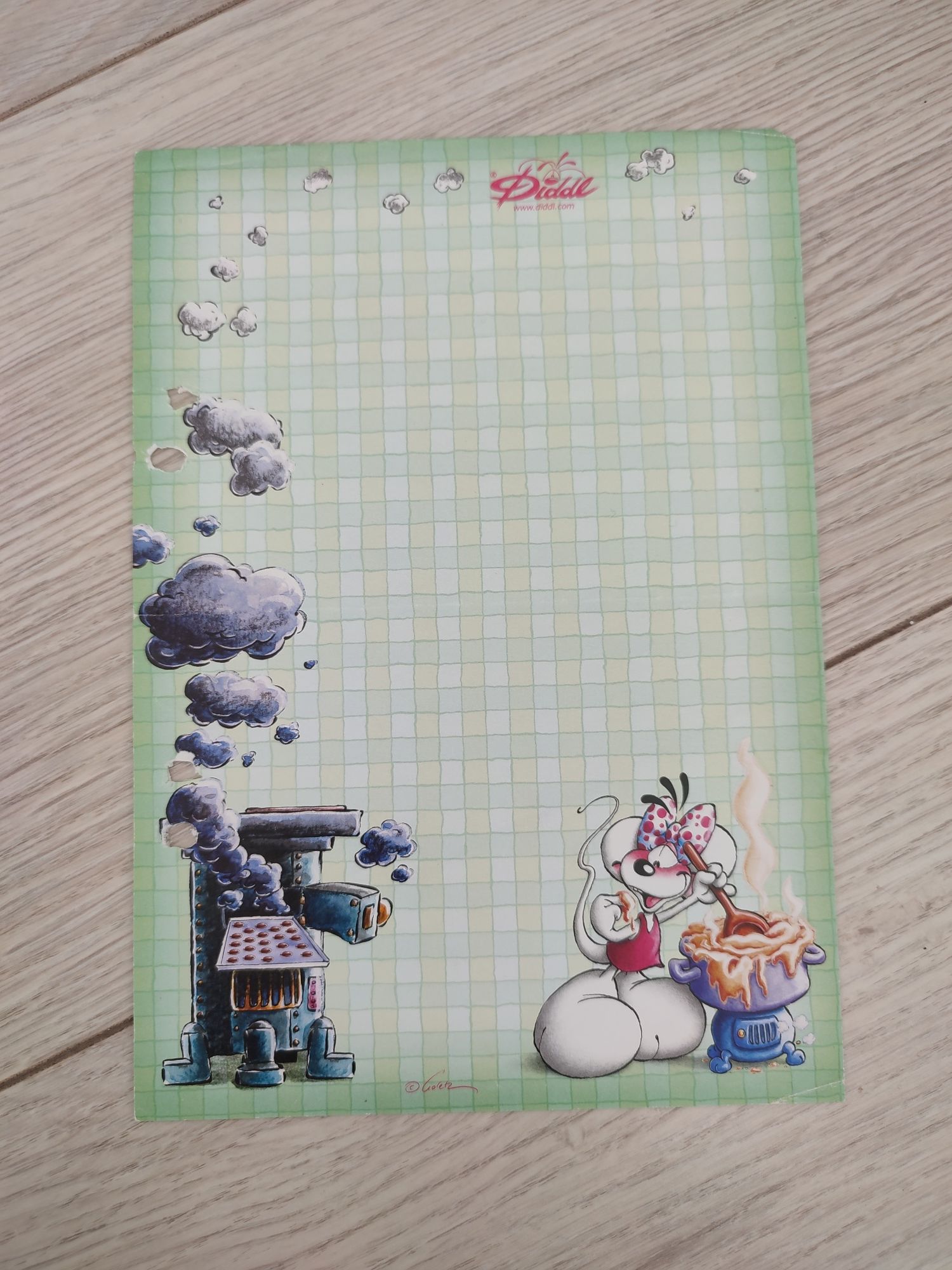 Karteczki kolekcjonerskie z lat 90 Diddl i GK Love a5