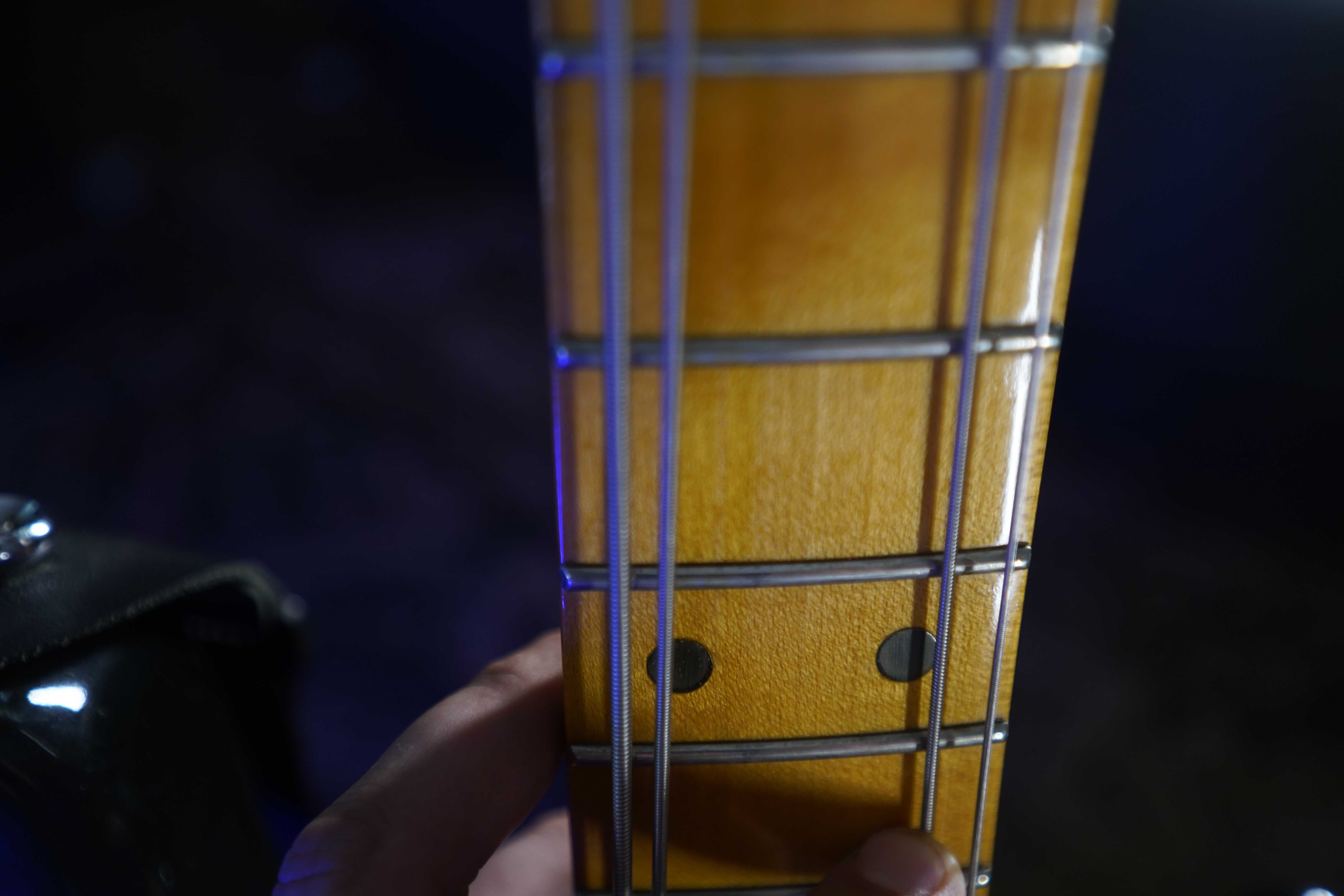 Gitara basowa Japan 70'- 80' Jazz Bass (part) IV + stojak + pasek DIY