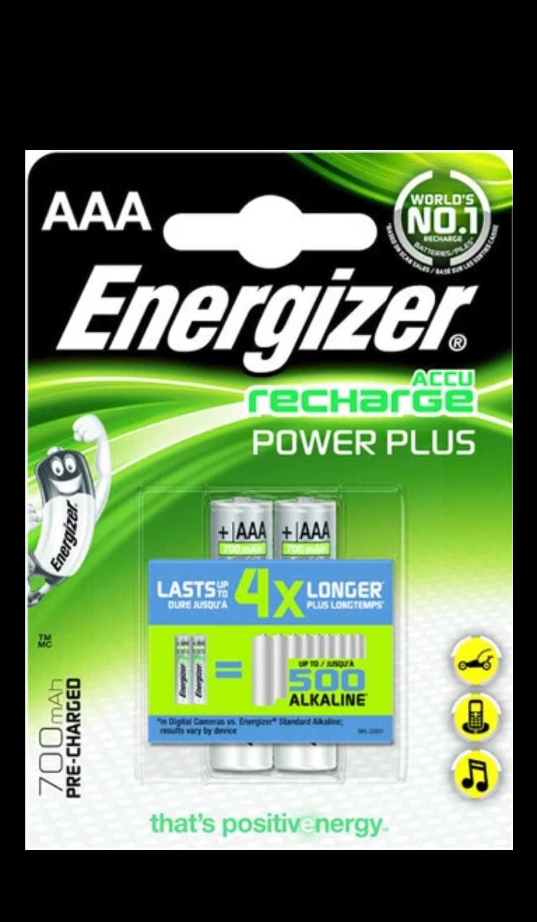 Pilhas Recarregaveis Energy 2xAAA 700mA (Nova Selada)