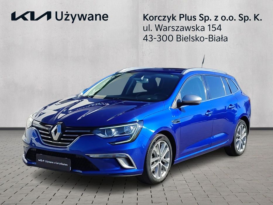 Renault Megane Krajowy bezwypadkowy Serwisowany w ASO GT Line Uszkodzony Silnik