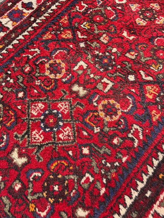 Chodnik dywan wełniany perski r.tkany Iran HAMADAN 400x90 gal. 15 tys