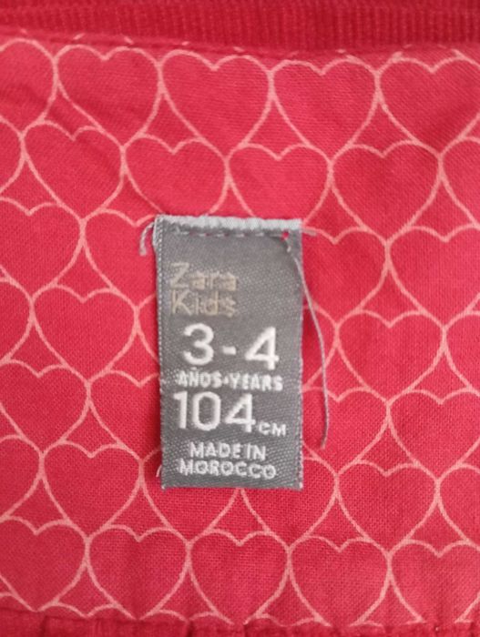 Vestido vermelho - Zara