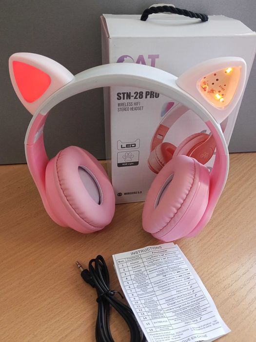 Навушники геймерські бездротові та дротові