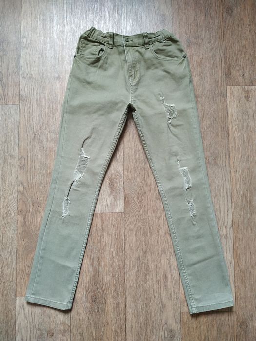 Продам джинсы,мом,denim, skinny на девочку 8-10 лет 146