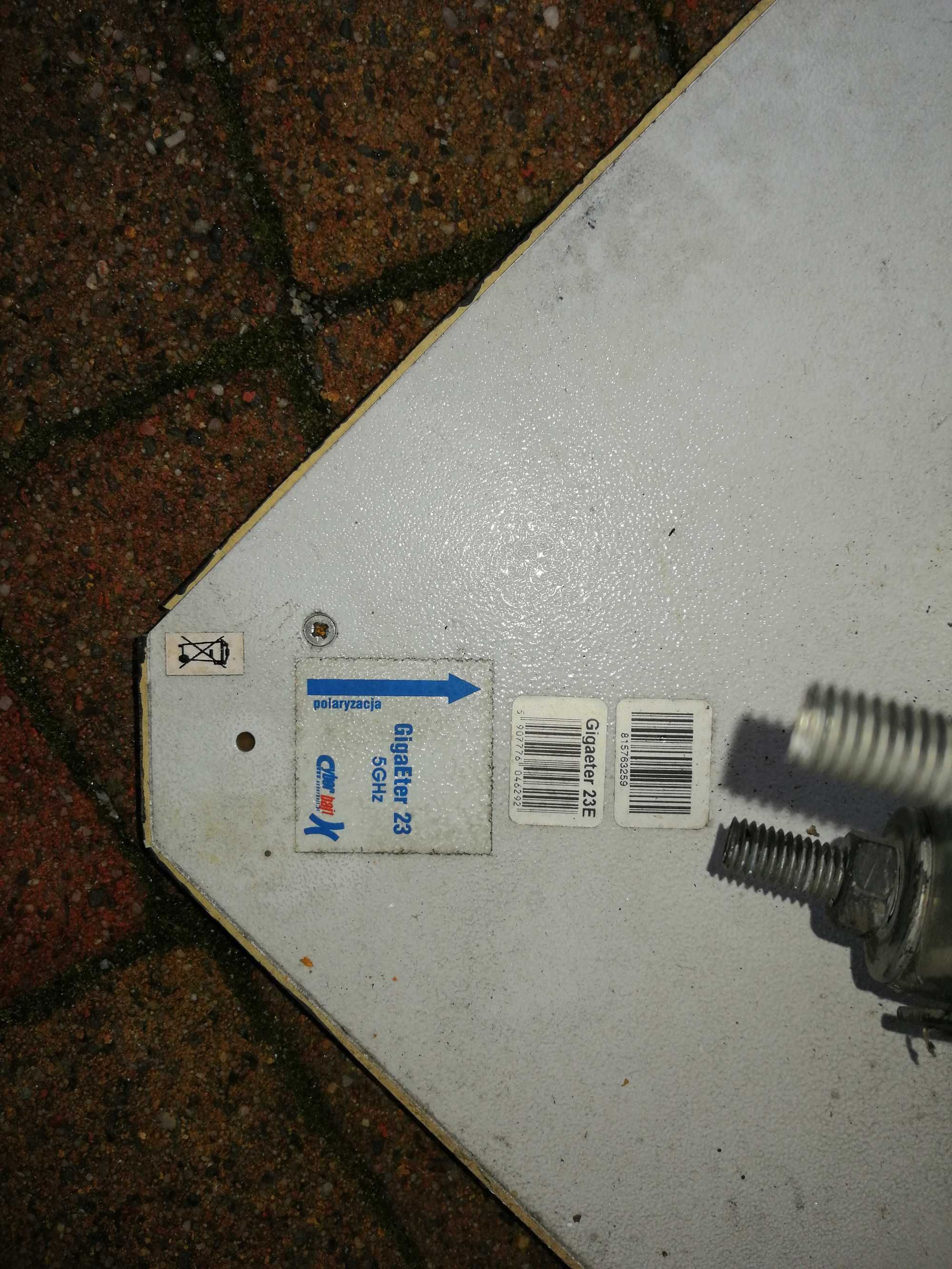 Antena WiFi giga eter 23 dBi 5 GHz cyberbajt