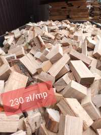 Drewno do kominka zrzyny dębowe odpad produkcyjny drewno opałowe