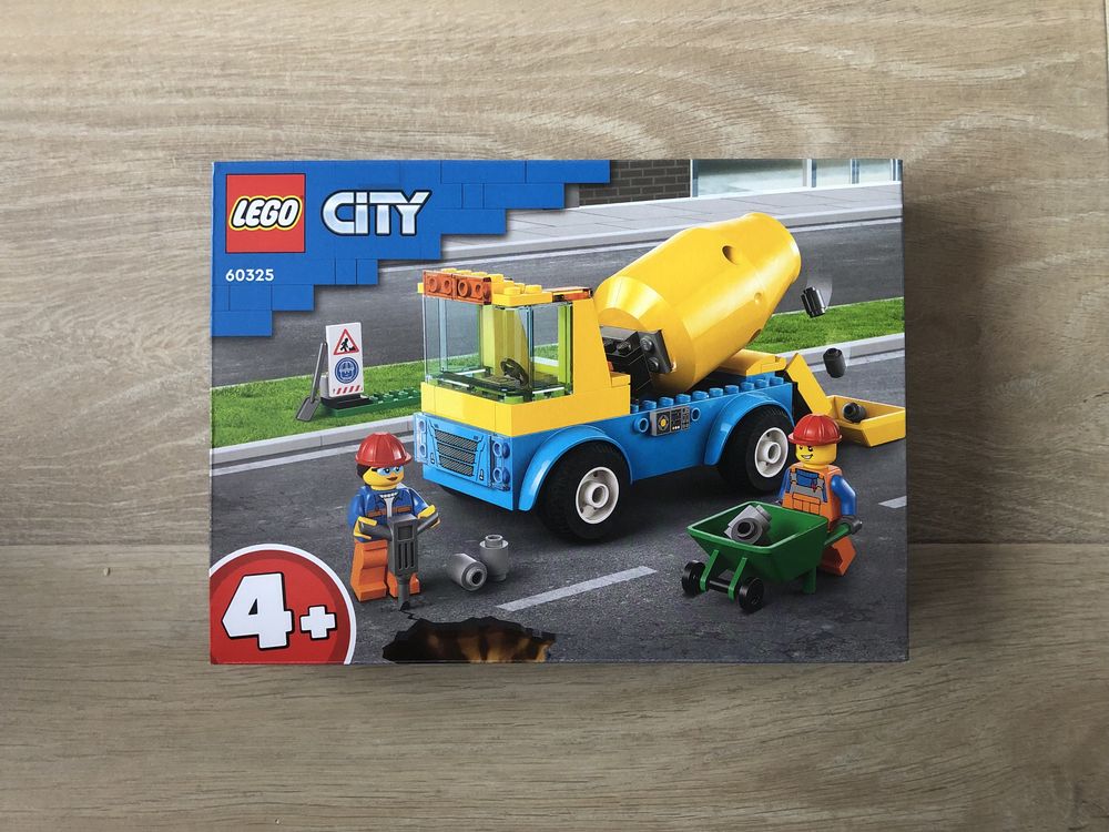 zestaw LEGO City Ciężarówka z betoniarką 60325 NOWY