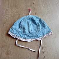 Jeansowy kapelusz dla dziewczynki 86cm 18-24mce