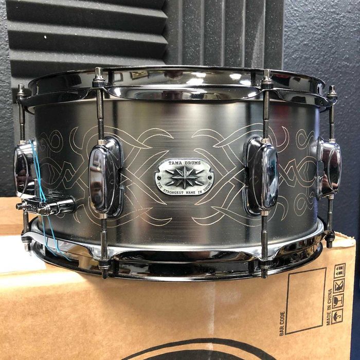 Tama Limited Edition hand engraved metalworks snare!  13x6.5”