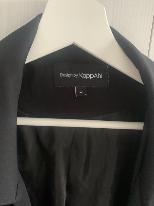 Płaszcz Kappahl M 40 42 oversize czarno prochowiec trencz płaszczyk