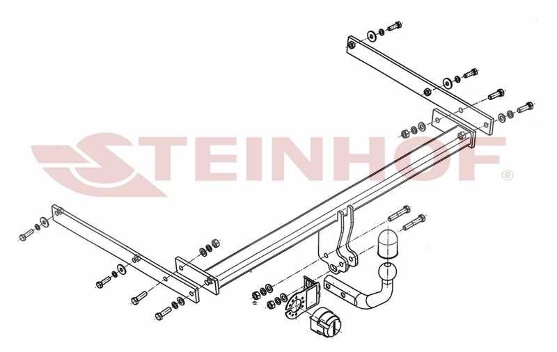 HAK HOLOWNICZY + Moduł 7P do Ford C-Max / Ford Grand C-Max od 2010 P