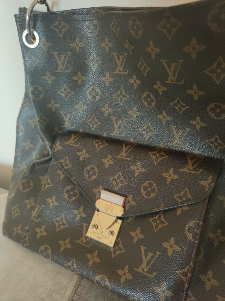 Torebka LV shopper z paskiem