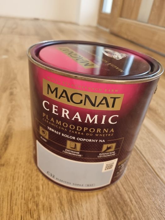 Nowa farba ceramiczna Magnat Ceramic C32 Błękitny topaz mat 2,5 l