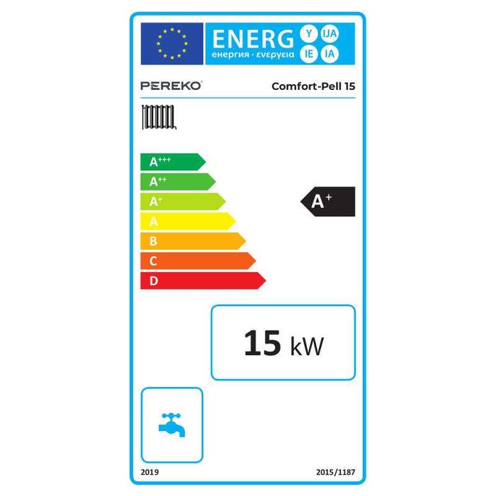 Pereko Comfort-Pell 15 kW paleta pelletu gratis