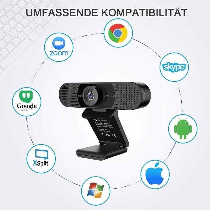 EMEET C960 Kamera internetowa full HD 1080P