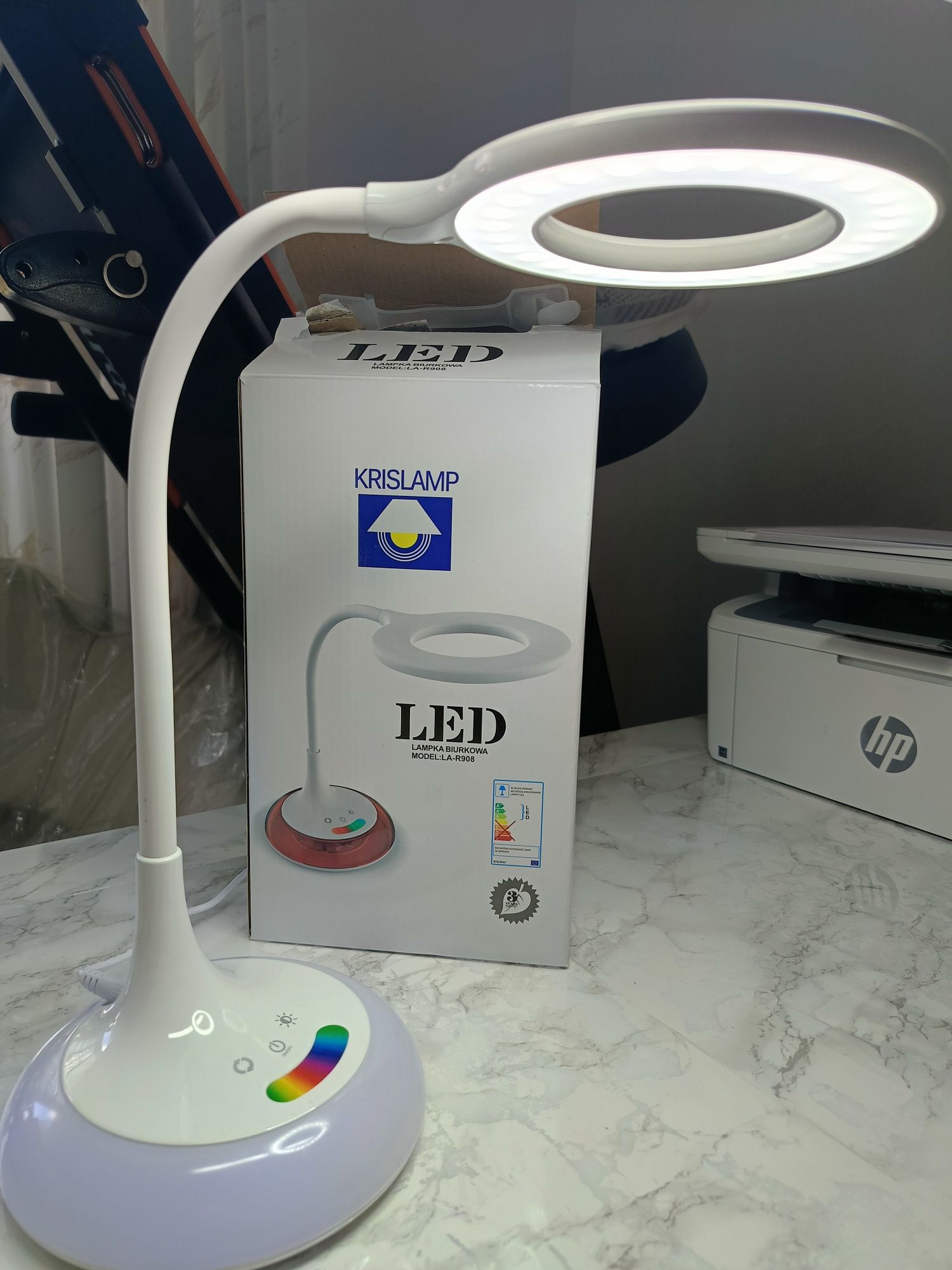 Lampka LED krislamp na biurko