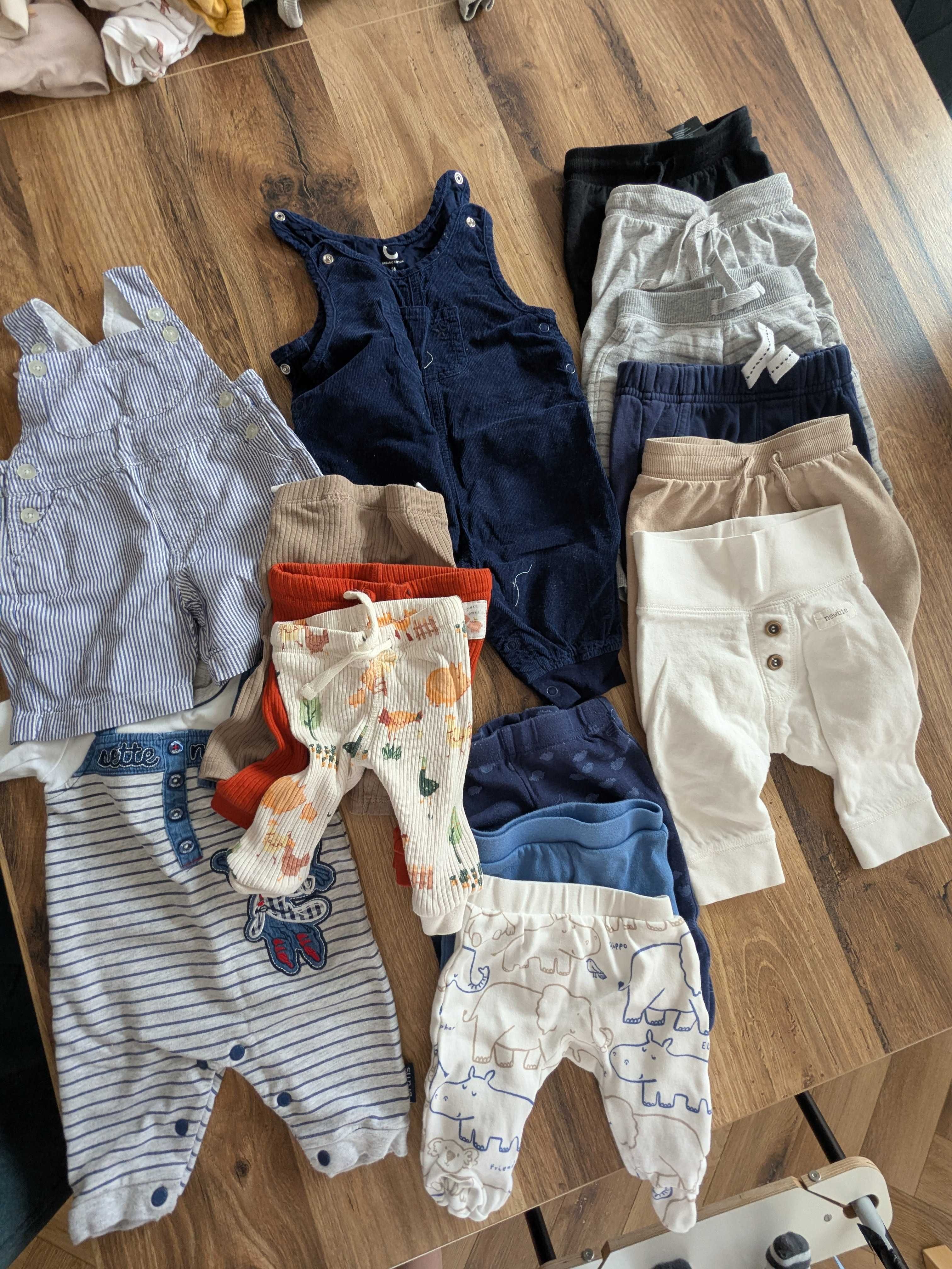 Zestaw ubranek rozmiar 56 chłopiec h&m newbie i inne