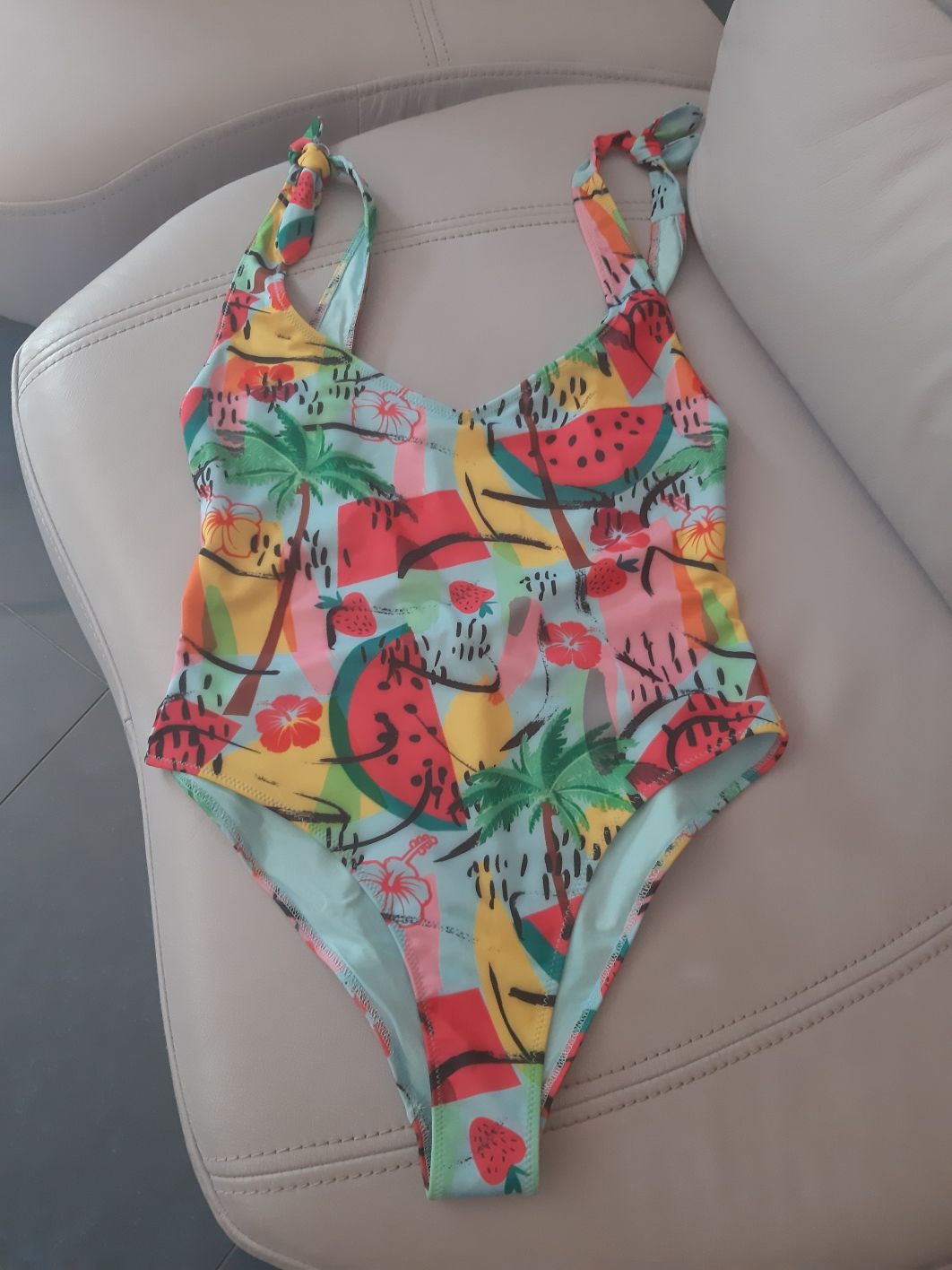 Kostium Zara L jednoczęściowy Woman owoce  calzedonia nowy metki owoce