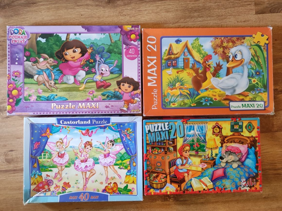 Puzzle maxi, 4 pudełka