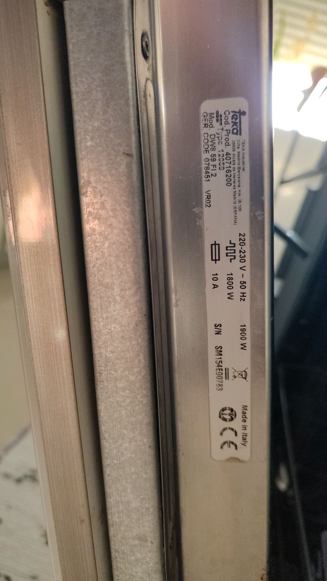 2 Máquinas Lavar Louça Teka DW8 59FI encastre - Para Peças