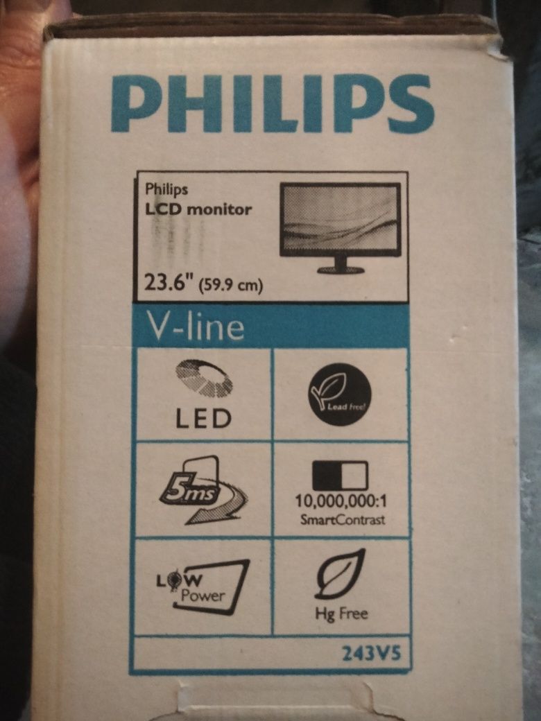 Monitor Philips 23.6 cala 243vs