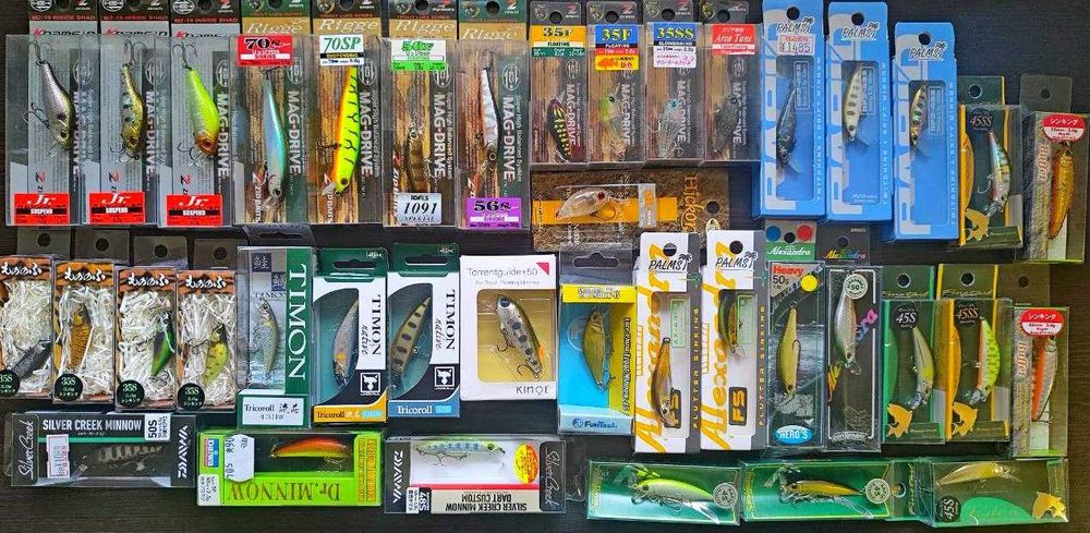 Різні воблери-Bassday,Zip baits,Jackall,Anre's,D3,Megabass,