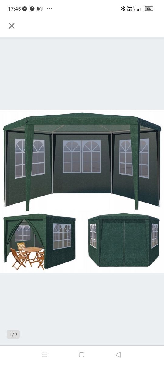 Namiot Pawilon Ogrodowy 4x4 m (altana)