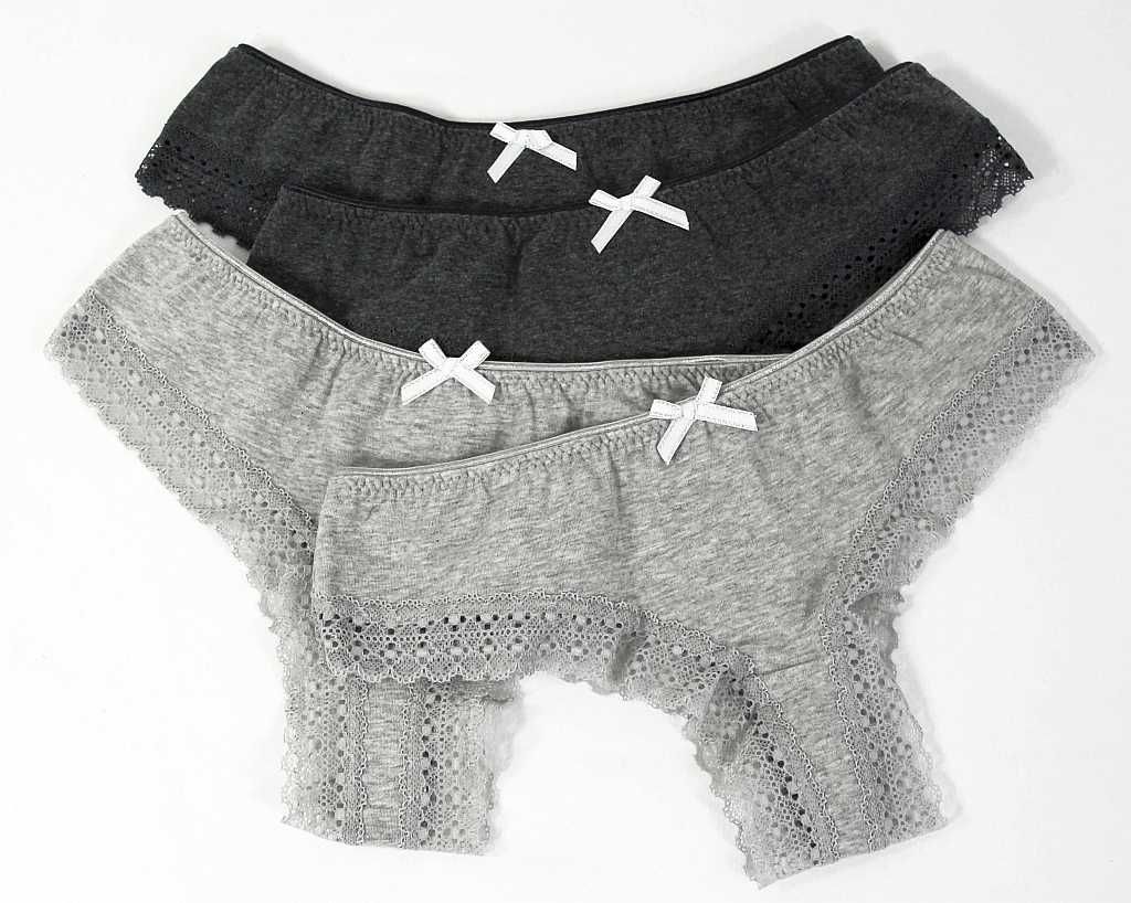 Majtki stringi 4 sztuki stretch Bawełna Rozmiar 32/34