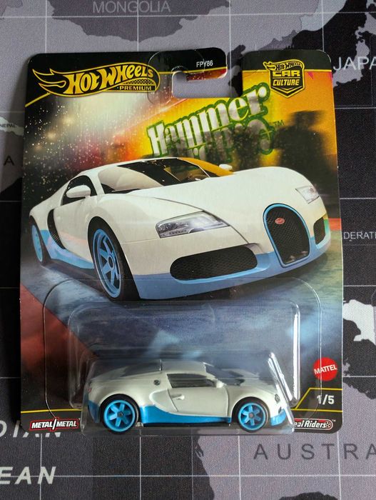 Hot Wheels premium 4x Car Culture, Race Day plus Hammer Drop, nowy