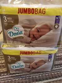 2x Pieluchy Dada extra care 3 jumbobag duża paczka