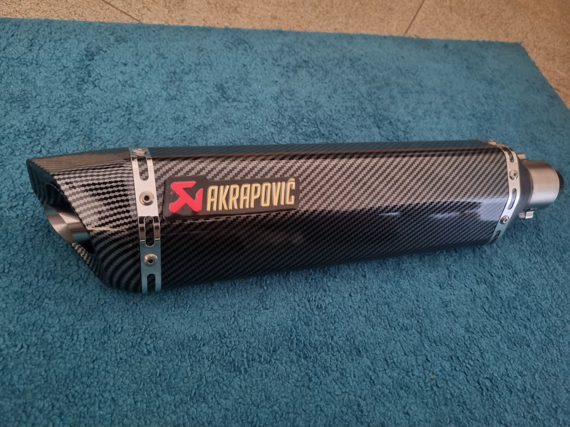 Ponteira de escape akrapovic (imitação)