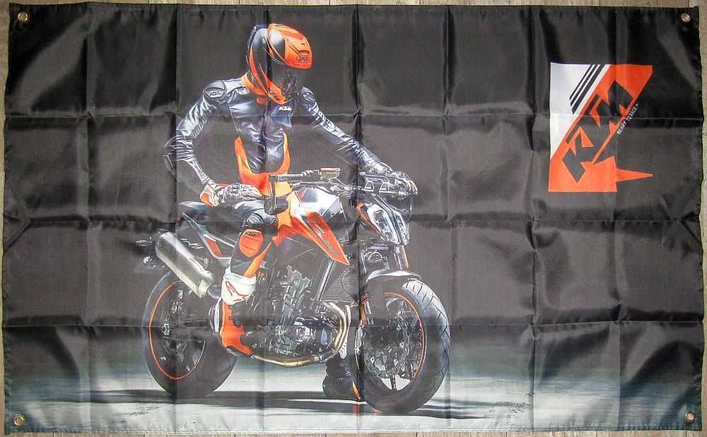 Flaga Unikatowe Transparenty  KTM Moto Sport