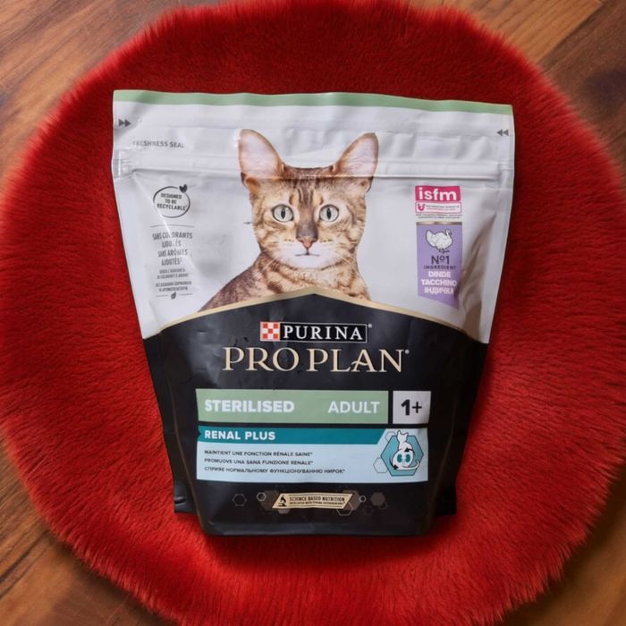 Корм для кошек Pro Plan Sterilised с индейкой, упаковка 1,2 кг