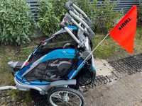THULE Chariot Chinook 2, podwójny wózek/przyczepka rowerowa dla dzieci