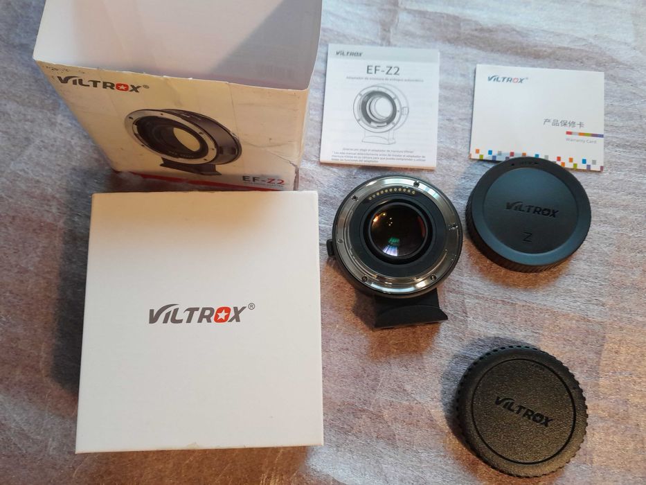 adapter Viltrox EF-Z2  obiektyw Canon EF -aparat Nikon Z /speedbooster