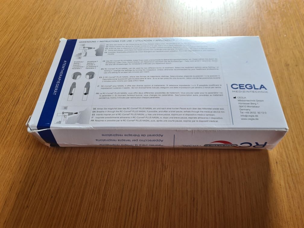 CEGLA RC-Cornet® PLUS NASAL urządzenie do terapii oddechowej, zatoki