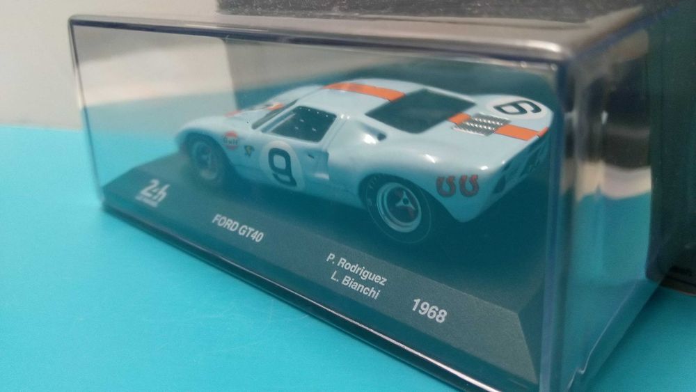 Ford GT40 #9: Vencedor 24h Le Mans 1968 - Miniatura IXO escala 1/43