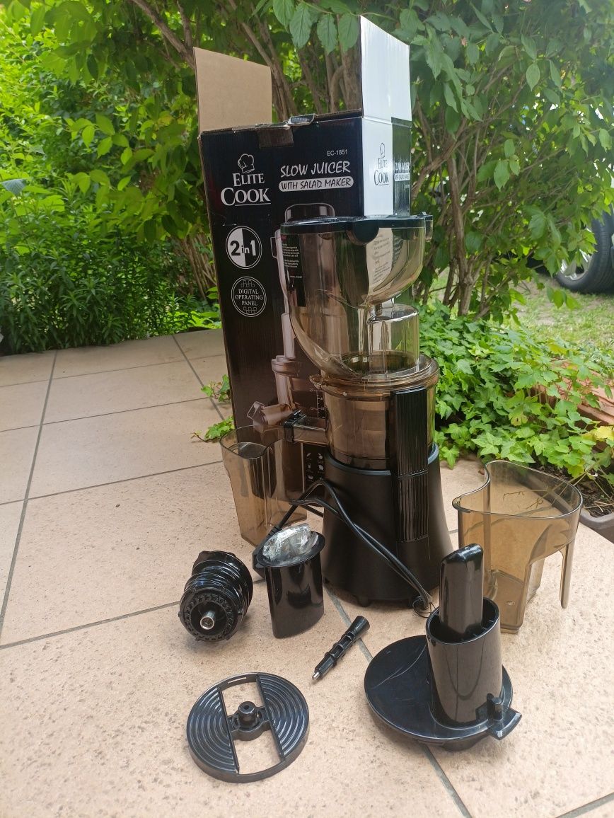 Wyciskarka wolnoobrotowa ELITE COOK EC-1851

Sprzęt jest