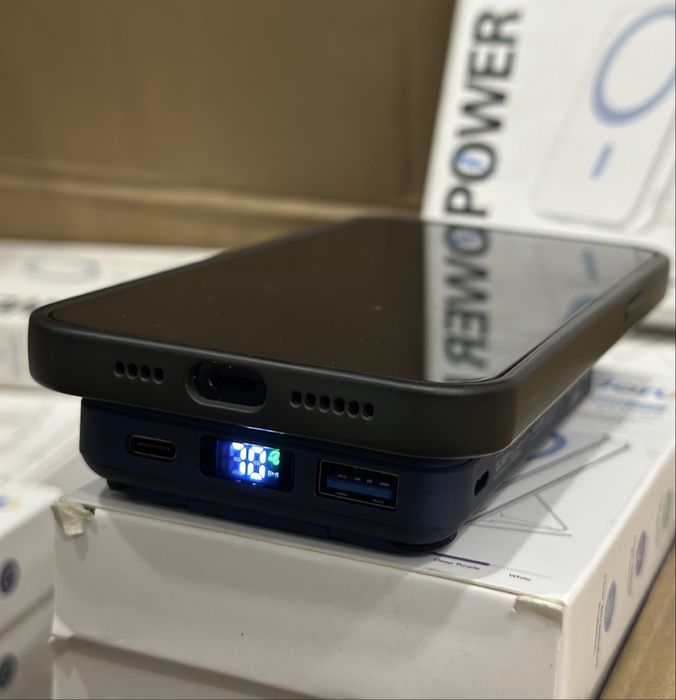 Power bank Magsafe 10000 mah беспроводной повербанк Podoru бездротовий