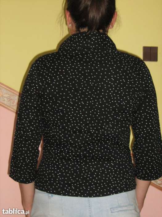 Elegancka koszula w groszki roz M L