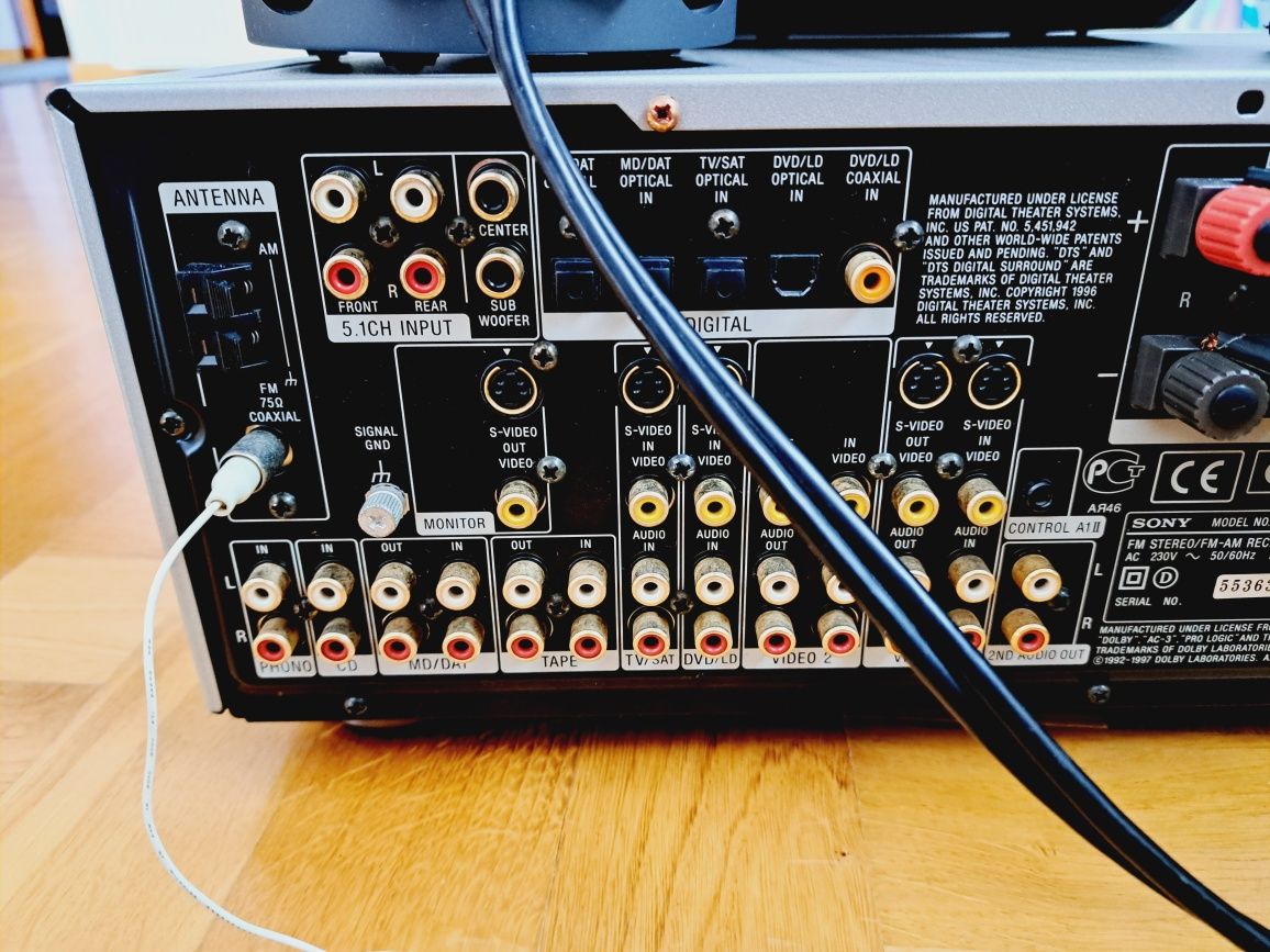 Zestaw kina domowego Amplituner SONY STR-DB940 + 5 głośników Technics