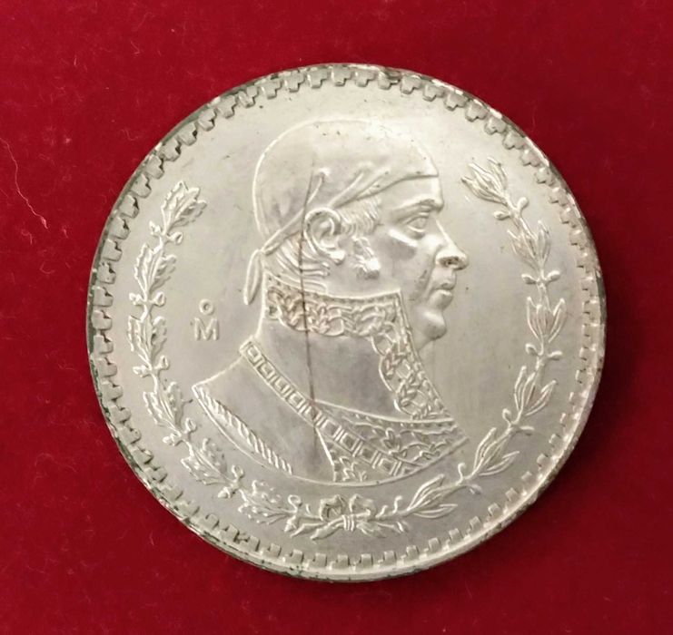 1 peso Meksykańskie Stany Zjednoczone Ag