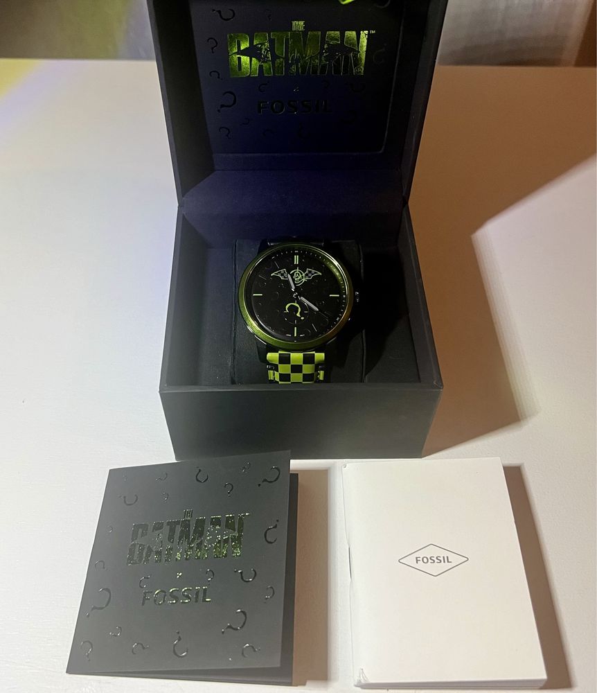 Kolekcjonerski zegarek Fossil x Batman