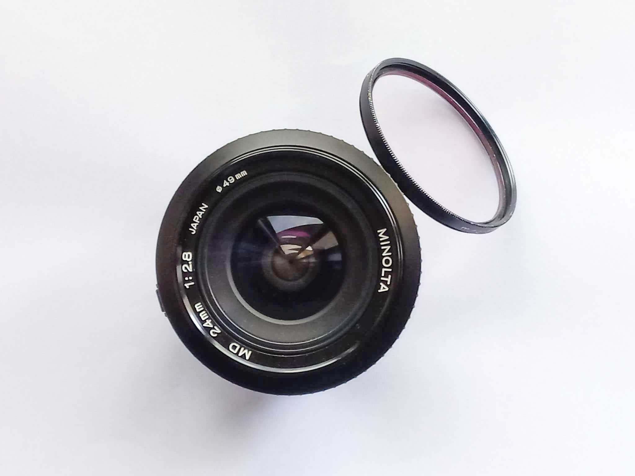 Minolta MD III 24mm f2.8 como nova!
